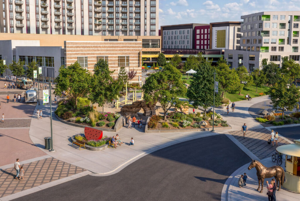Englewood City Center concept plan rendering