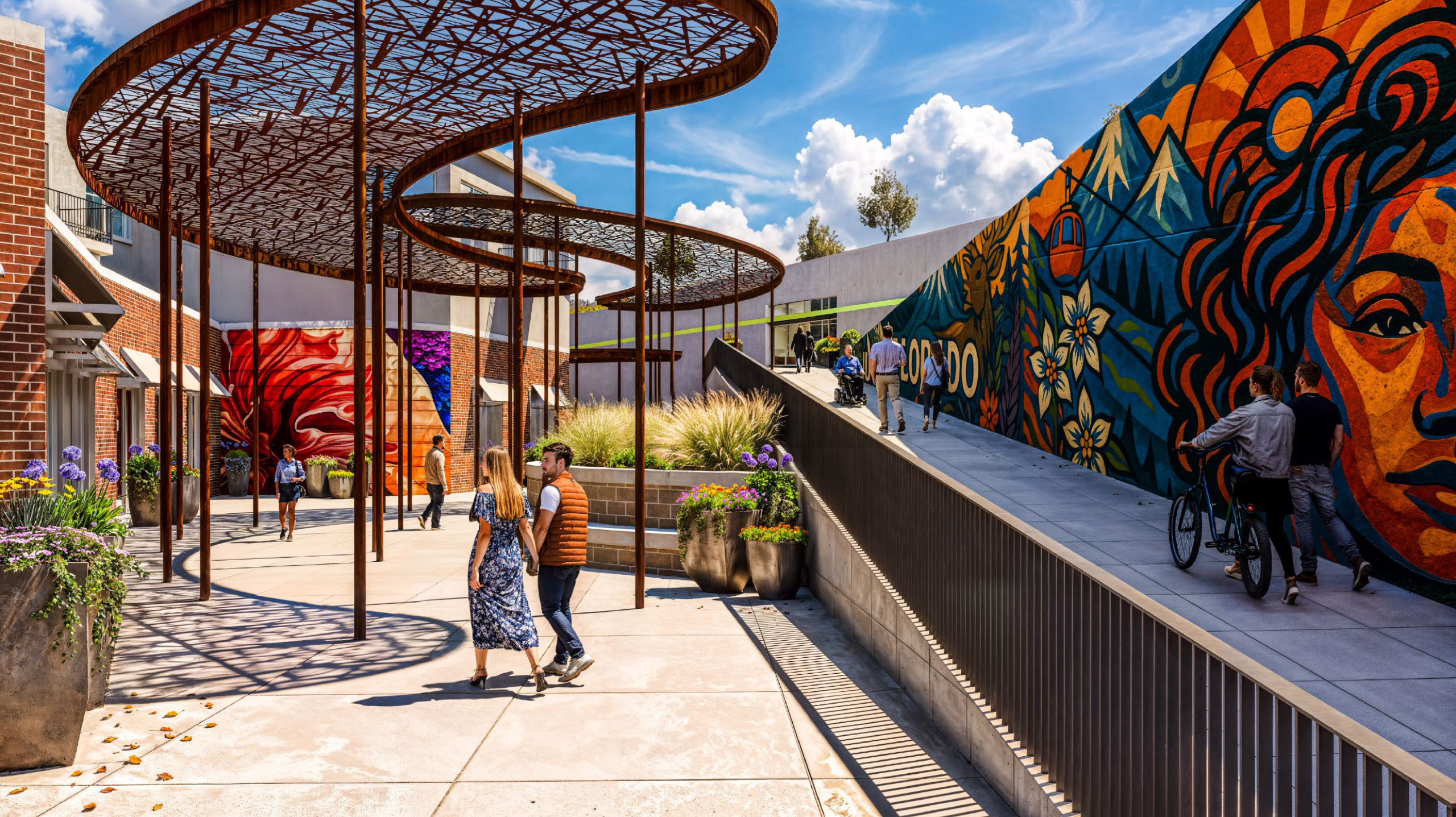 Englewood City Center concept plan rendering